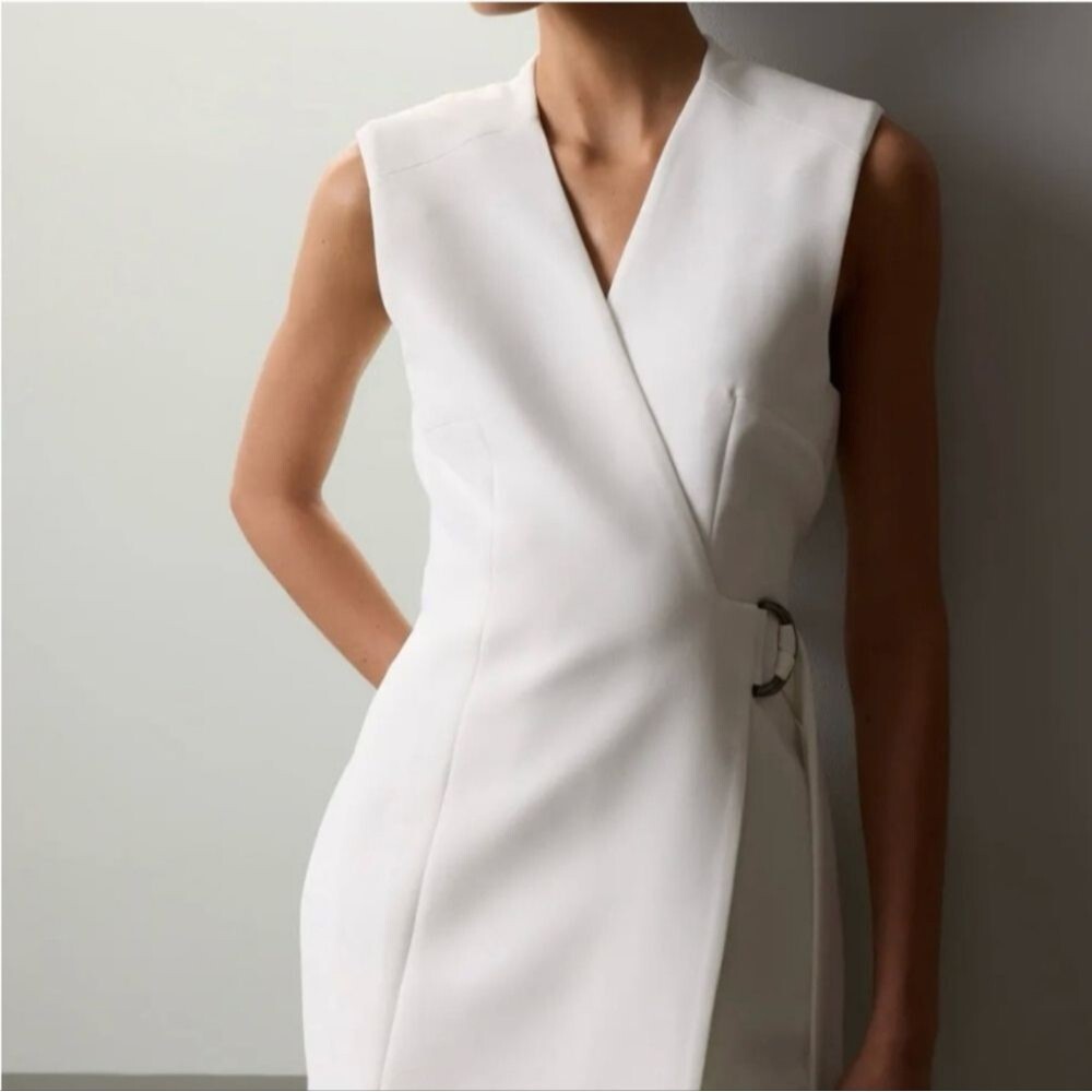 🍒NWT🍒 TED BAKER SOPHISTICATED TAILORED MIDI WRAP DRESS